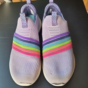 Skechers Kids Purple Rainbow Slip-On Sneakers